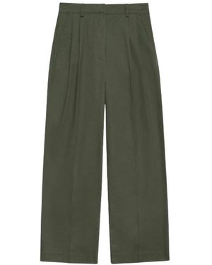 Anine Bing Wide Trousers - Green