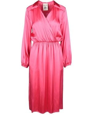 Semicouture Midi Dresses - Pink