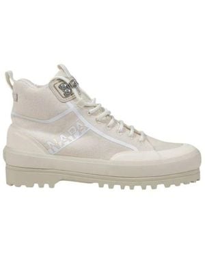 Superga Lace-Up Boots - White