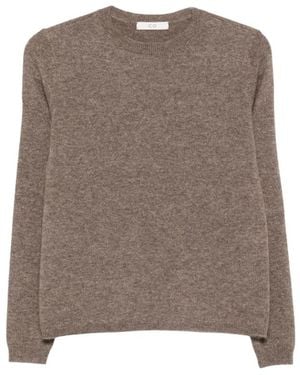Co. Round-Neck Knitwear - Brown