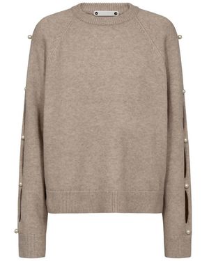 co'couture Round-Neck Knitwear - Marrón