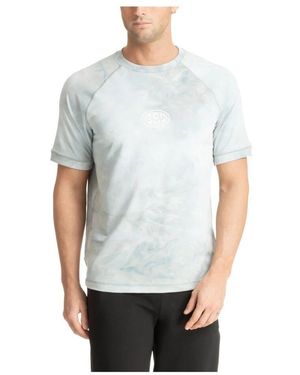EA7 Abstraktes-Logo T-Shirt - Grau