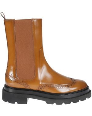 Santoni Chelsea Boots - Brown