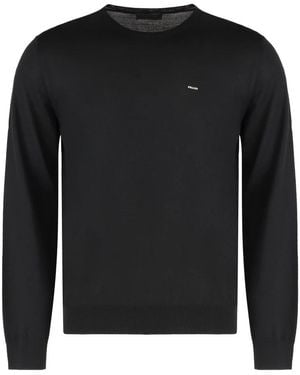 Prada Round-Neck Knitwear - Black