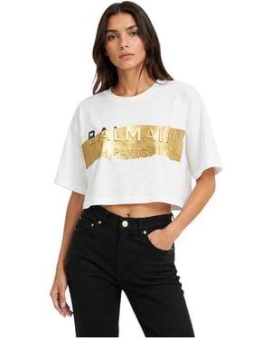 Balmain T-Shirts - Schwarz
