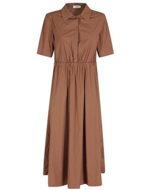 Herno Shirt Dresses - Brown