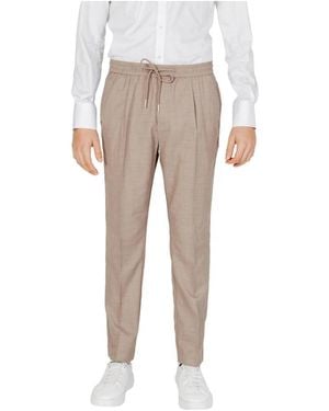Antony Morato Elastische hose mit taschen - Natur