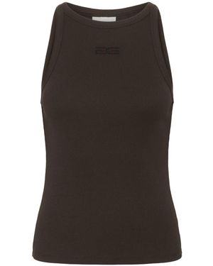 Gestuz Sleeveless Tops - Brown