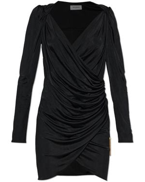 Balmain Kleedjes ,Zwart ,Asymmetrische Jurk