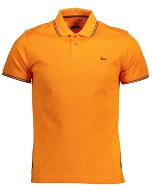 Harmont & Blaine Polo Shirt mit Kontrastdetails - Orange