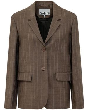 Ganni Blazers - Brown