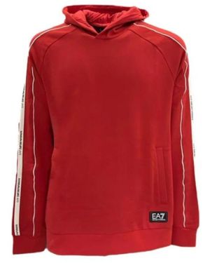 EA7 Hoodies - Red