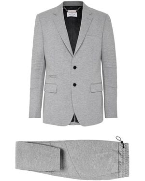 Philipp Plein Kostuums ,Grijs ,Blazer/Broek Slim Fit