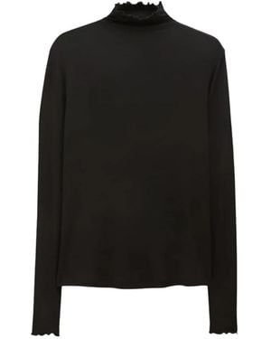 Filippa K Long Sleeve Tops - Noir