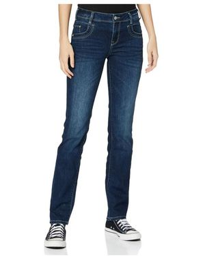 Tom Tailor Klassische Dunkelgraue Straight Leg Jeans - Blau