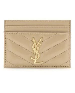 Saint Laurent Wallets & Cardholders - Natural