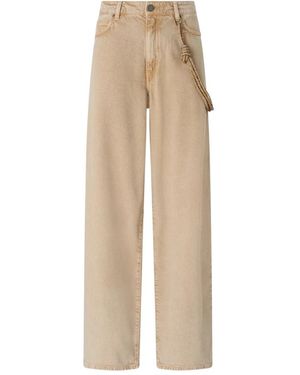 Pinko Straight Fit Jeans - Natural