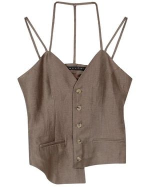 Malloni Sleeveless Tops - Marrón