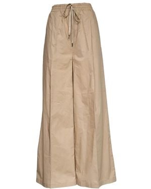 Department 5 Wide Trousers - Natural