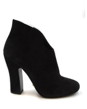 Prada Heeled Boots - Black