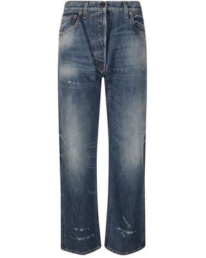 Prada Recht Gesneden Jeans - Blauw