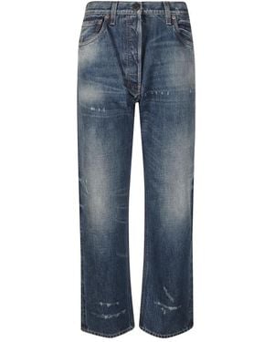 Prada Recht Gesneden Jeans - Blauw