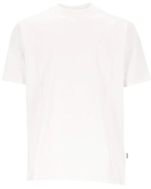 Arte' Tops ,Wit ,Katoen Transp T-Shirt Met Korte Mouwen