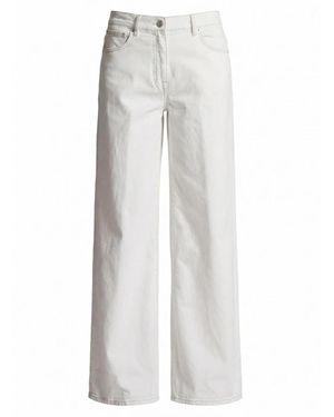 Peserico Wide Trousers - White