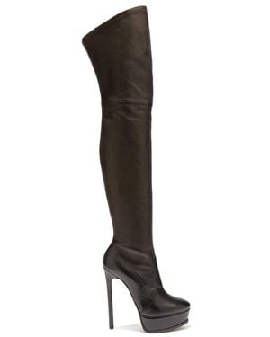 Casadei Flora Over The Knee - Black