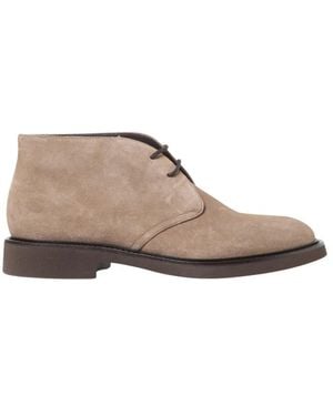 Doucal's Lace-Up Boots - Grey