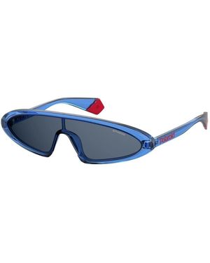 Polaroid Blaue plastiksonnenbrille