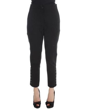 Ermanno Scervino Slim-Fit Trousers - Black