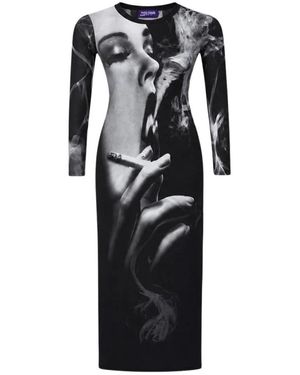 Jean Paul Gaultier Midi Dresses - Black