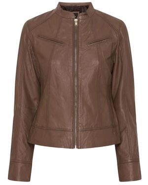 Btfcph Leather Jackets - Brown