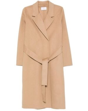 The Dynamis Studio Belted Coats - Natural