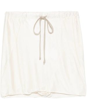 Rick Owens Short Skirts - White