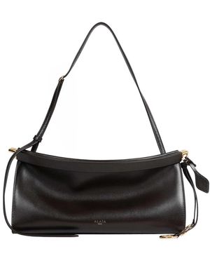 Alaïa Tassen ,Bruin ,Shoulder Bags - Zwart