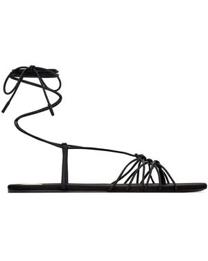 Saint Laurent Elegante Sommer Sandalen - Mettallic
