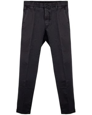 Incotex Broeken ,Blauw ,Katoen Stretch Katoenen Chino's