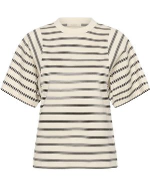 Inwear Vanilla Triple Stripe T-Shirt - Naturel