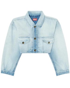 DIESEL Jassen ,Blauw ,Denim Denim Jassen