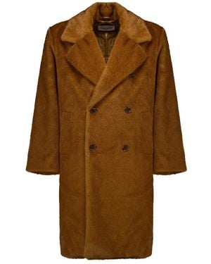 Drole de Monsieur Double-Breasted Coats - Brown