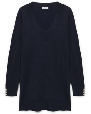 FIORELLA RUBINO V-Neck Knitwear - Blu