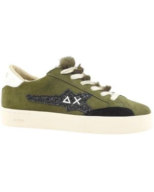 Sun 68 Trainers - Green