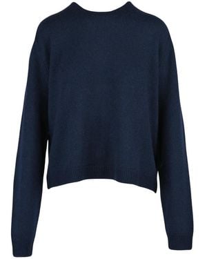 Aspesi Round-Neck Knitwear - Blu
