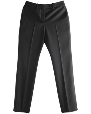 Givenchy Broeken ,Grijs ,Nylon Slim-Fit Broeken - Zwart
