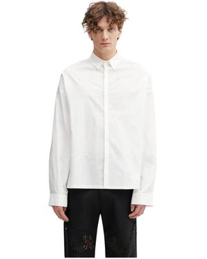 HELIOT EMIL Formal Shirts - Bianco