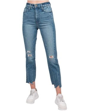 FRAME Straight Jeans - Blu