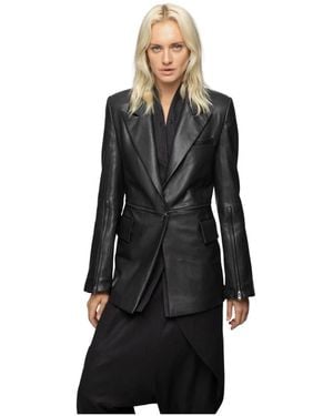 VESPUCCI by VSP Leather Jackets - Black