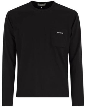 Premiata Tops ,Zwart ,Long Sleeve Tops